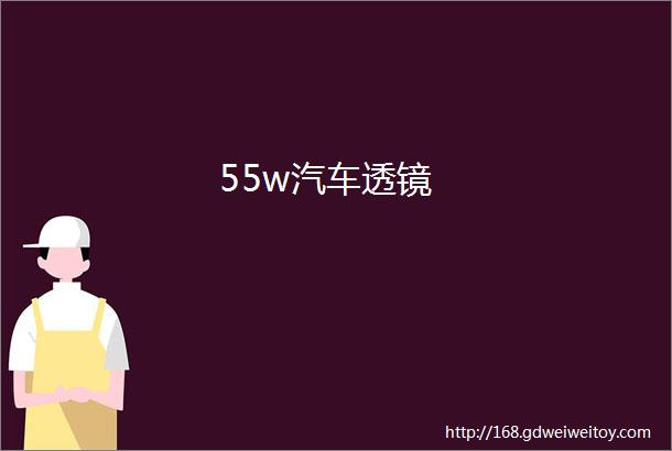 55w汽车透镜